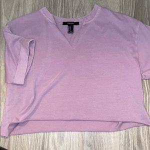 Purple Crop Top